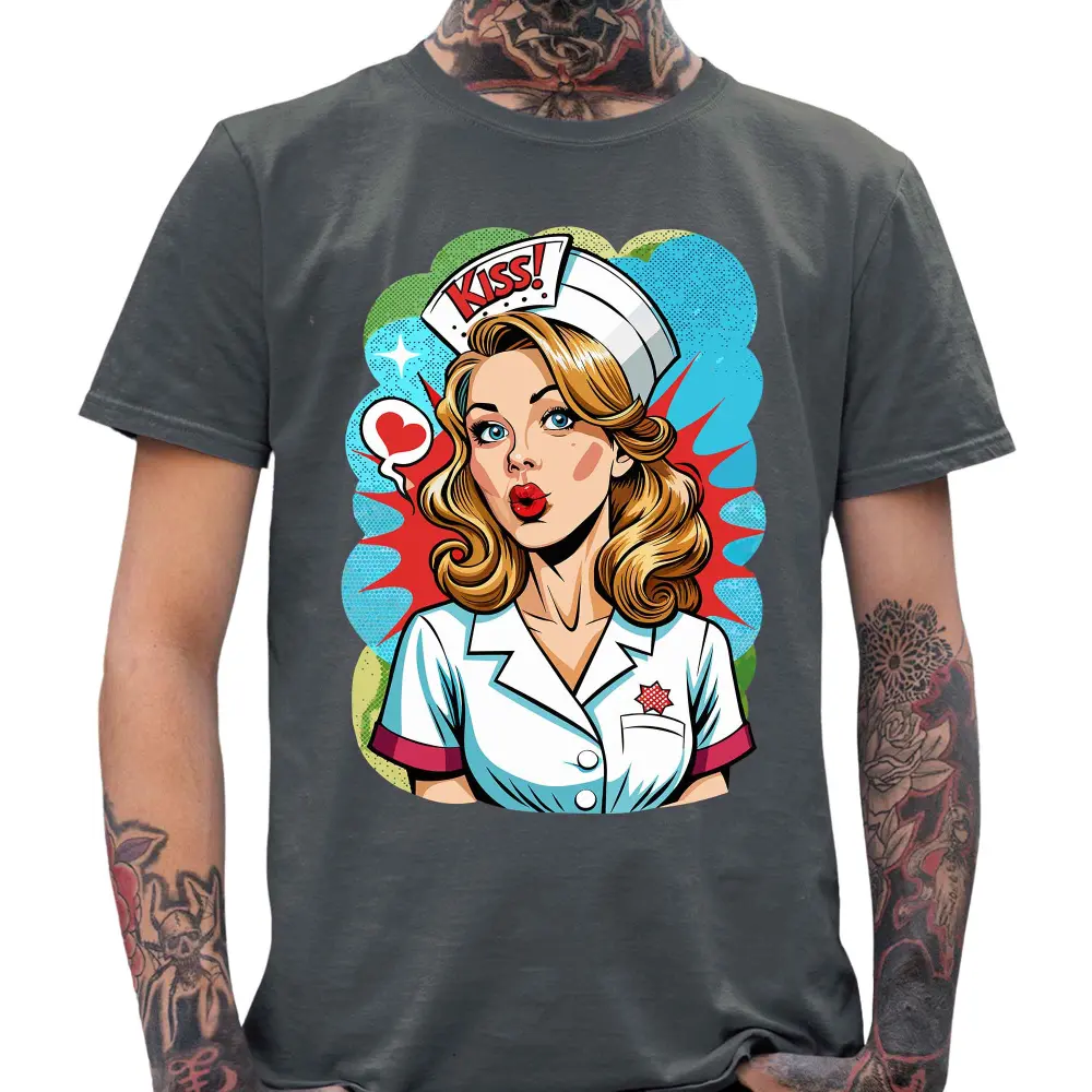 Popart Nurse T-Shirt - Tshirtpark.com