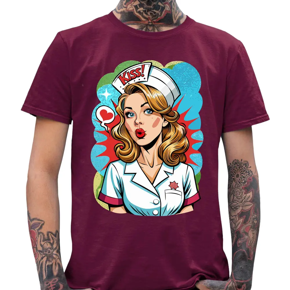 Popart Nurse T-Shirt - Tshirtpark.com