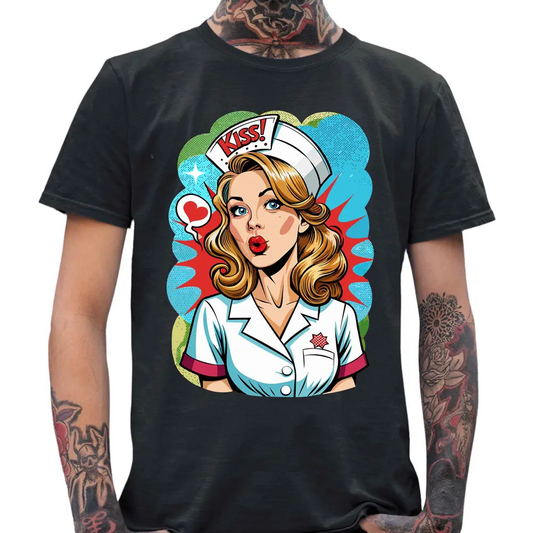 Popart Nurse T-Shirt - Tshirtpark.com