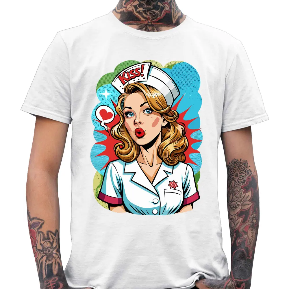 Popart Nurse T-Shirt - Tshirtpark.com