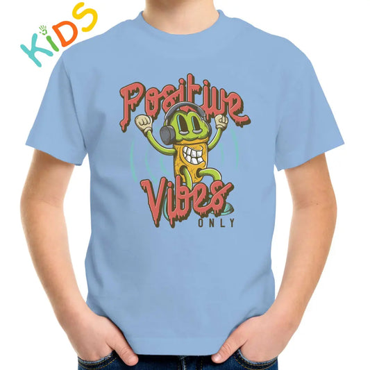 Positive Vibes Only Kids T-shirt - Tshirtpark.com