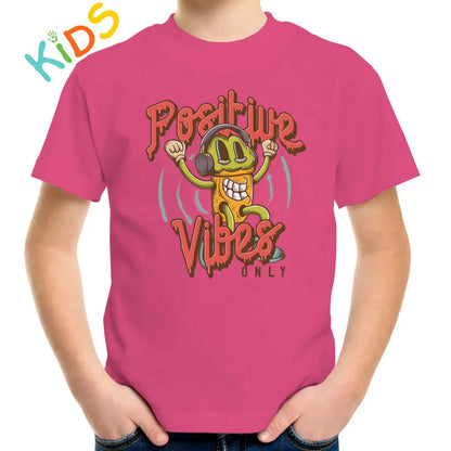 Positive Vibes Only Kids T-shirt - Tshirtpark.com