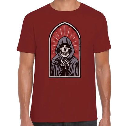 Praying Skeleton T-Shirt - Tshirtpark.com