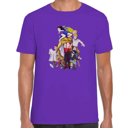 Princess And The Seven Dwarfs T-Shirt - Tshirtpark.com