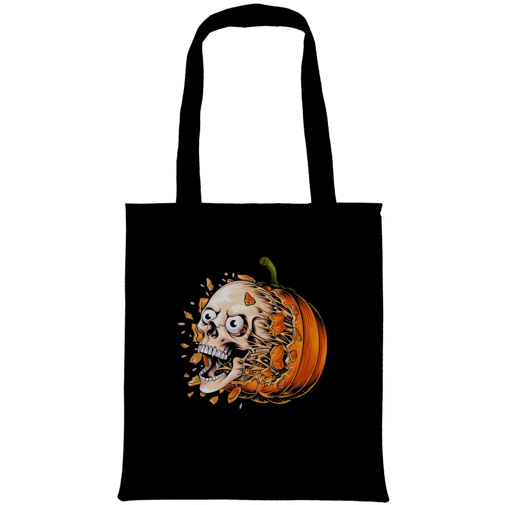 Pumpkin Burst Skull Bags - Tshirtpark.com