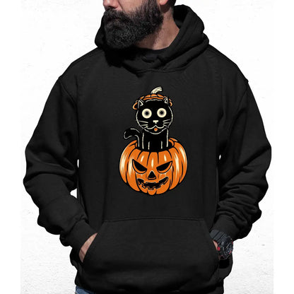 Pumpkin Cat Colour Hoodie - Tshirtpark.com