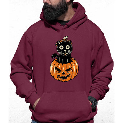 Pumpkin Cat Colour Hoodie - Tshirtpark.com