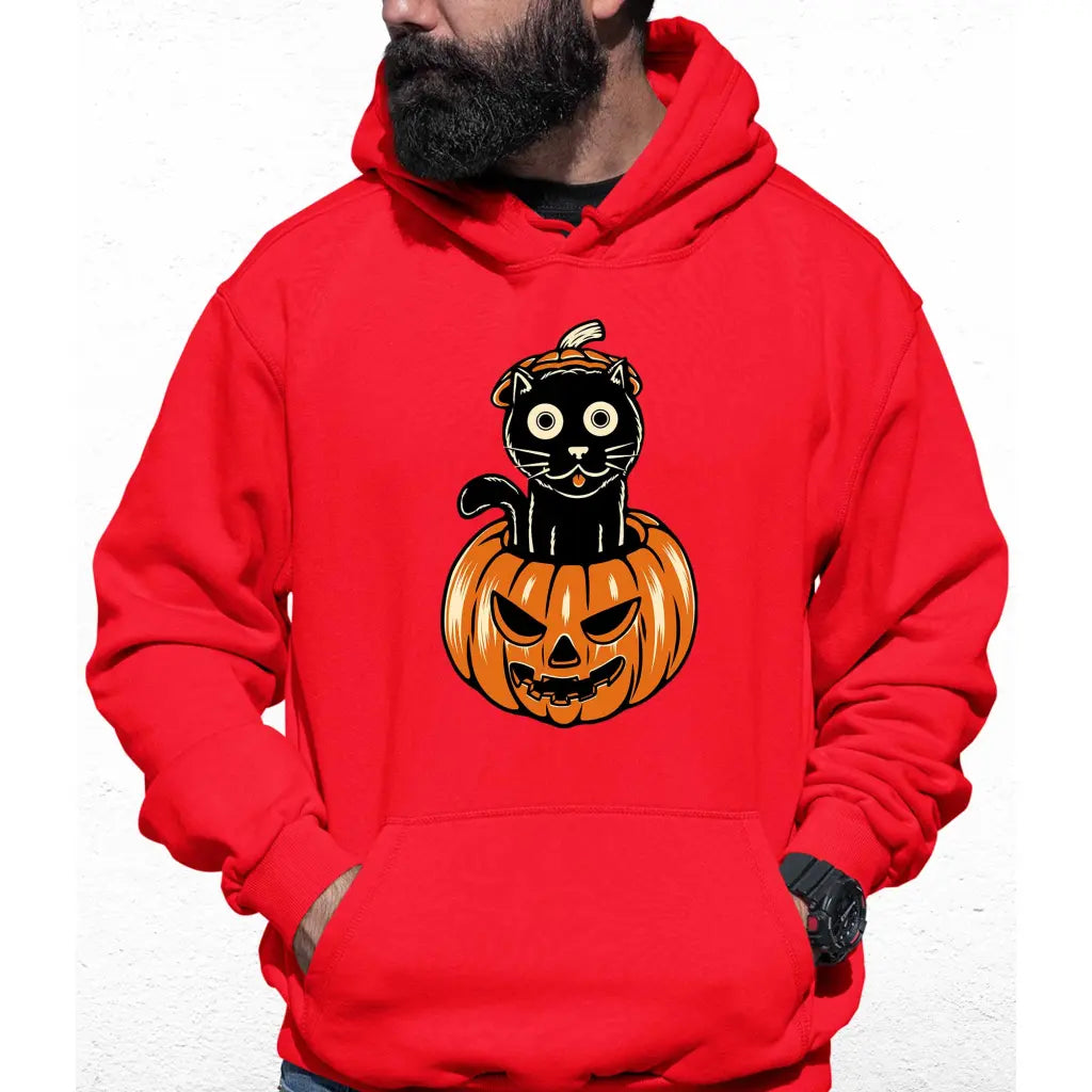 Pumpkin Cat Colour Hoodie - Tshirtpark.com