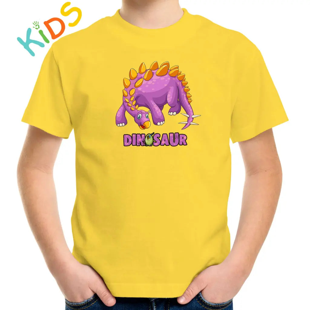 Purple Dino Kids T-shirt - Tshirtpark.com