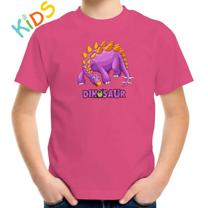 Purple Dino Kids T-shirt - Tshirtpark.com