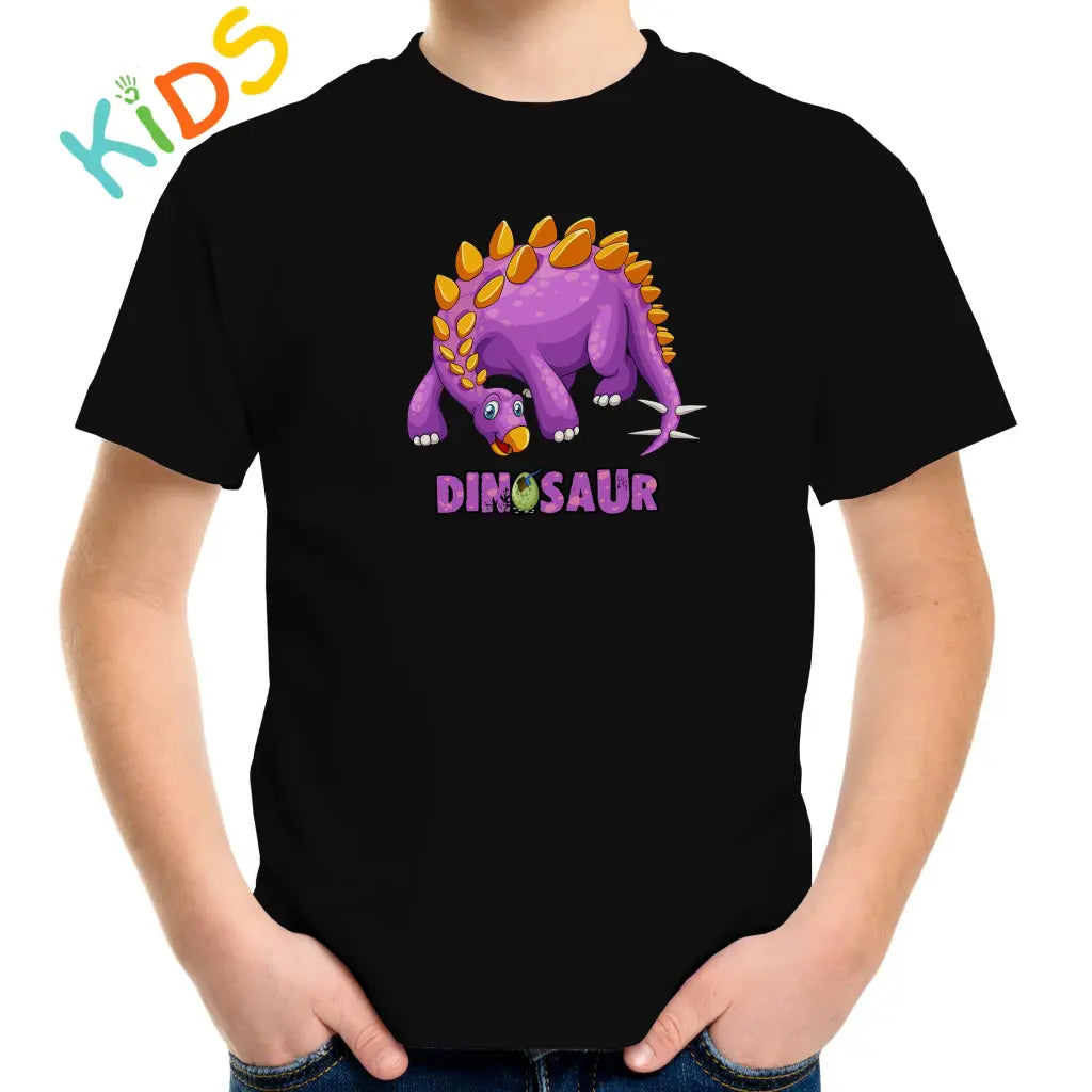 Purple Dino Kids T-shirt - Tshirtpark.com