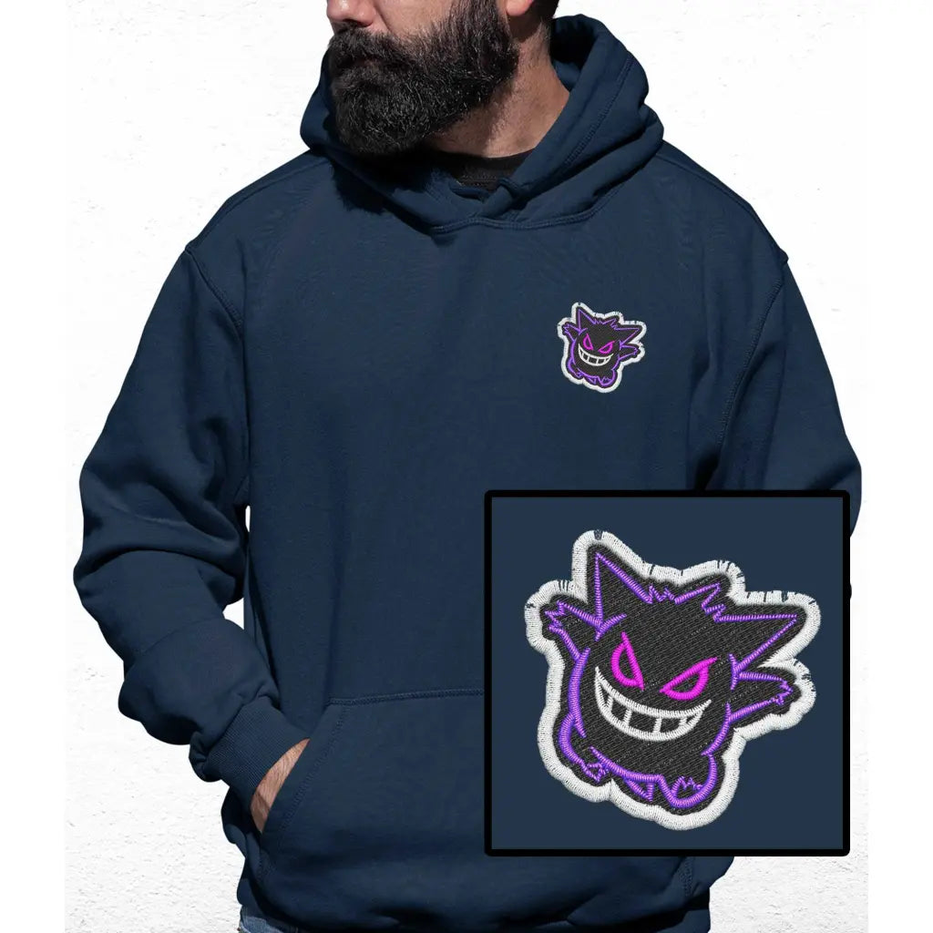 Purple Monster Embroidered Colour Hoodie - Tshirtpark.com