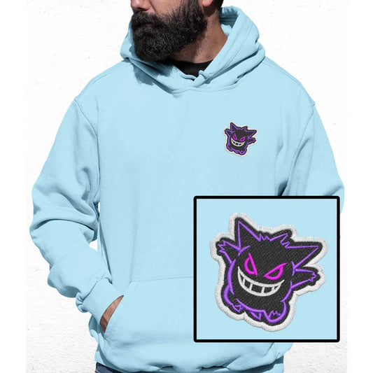 Purple Monster Embroidered Colour Hoodie - Tshirtpark.com