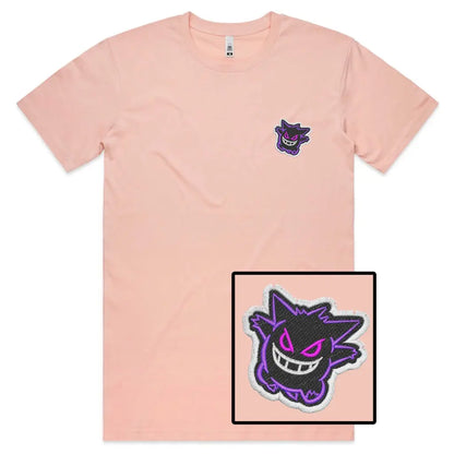 Purple Monster Embroidered T-Shirt - Tshirtpark.com