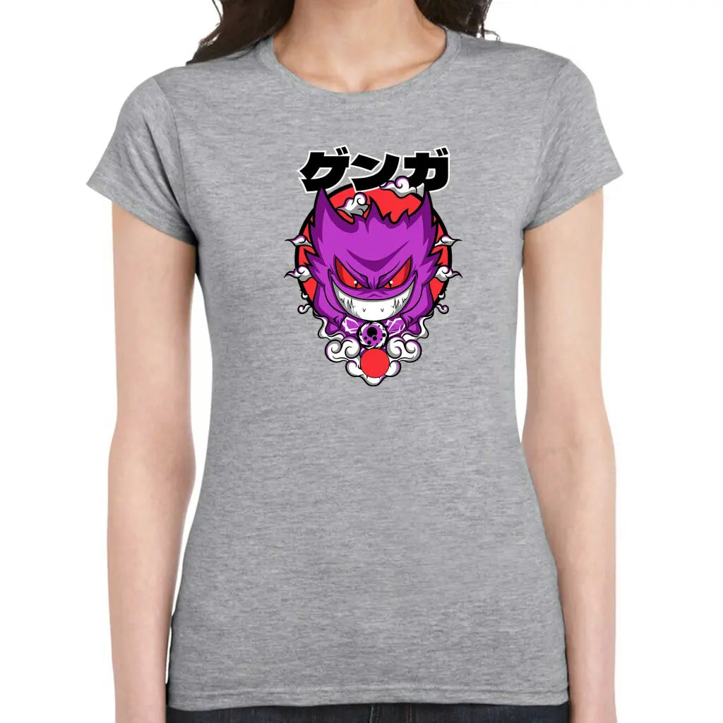 Purple Monster Ladies Ladies T-shirt - Tshirtpark.com