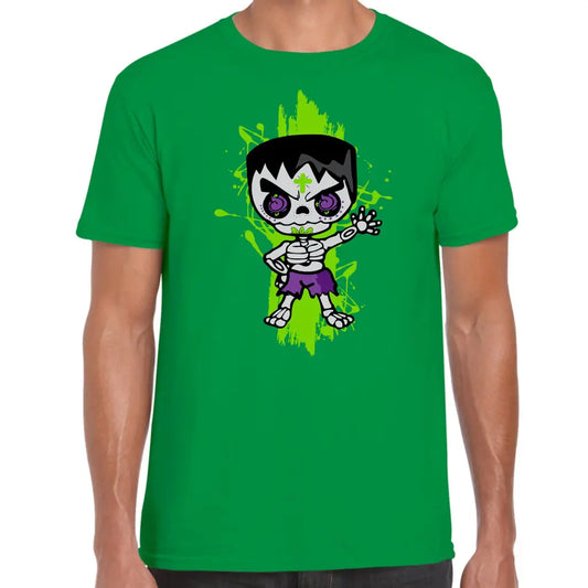 Purple Short Skeleton Sugar T-Shirt - Tshirtpark.com