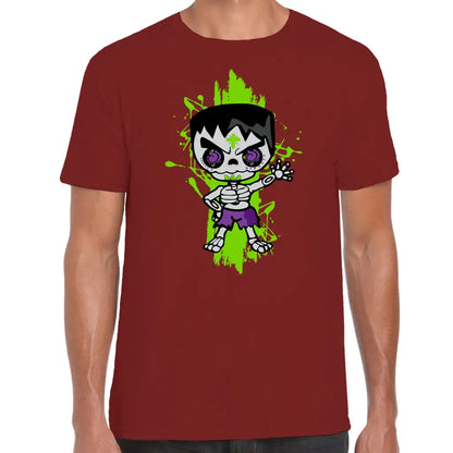 Purple Short Skeleton Sugar T-Shirt - Tshirtpark.com