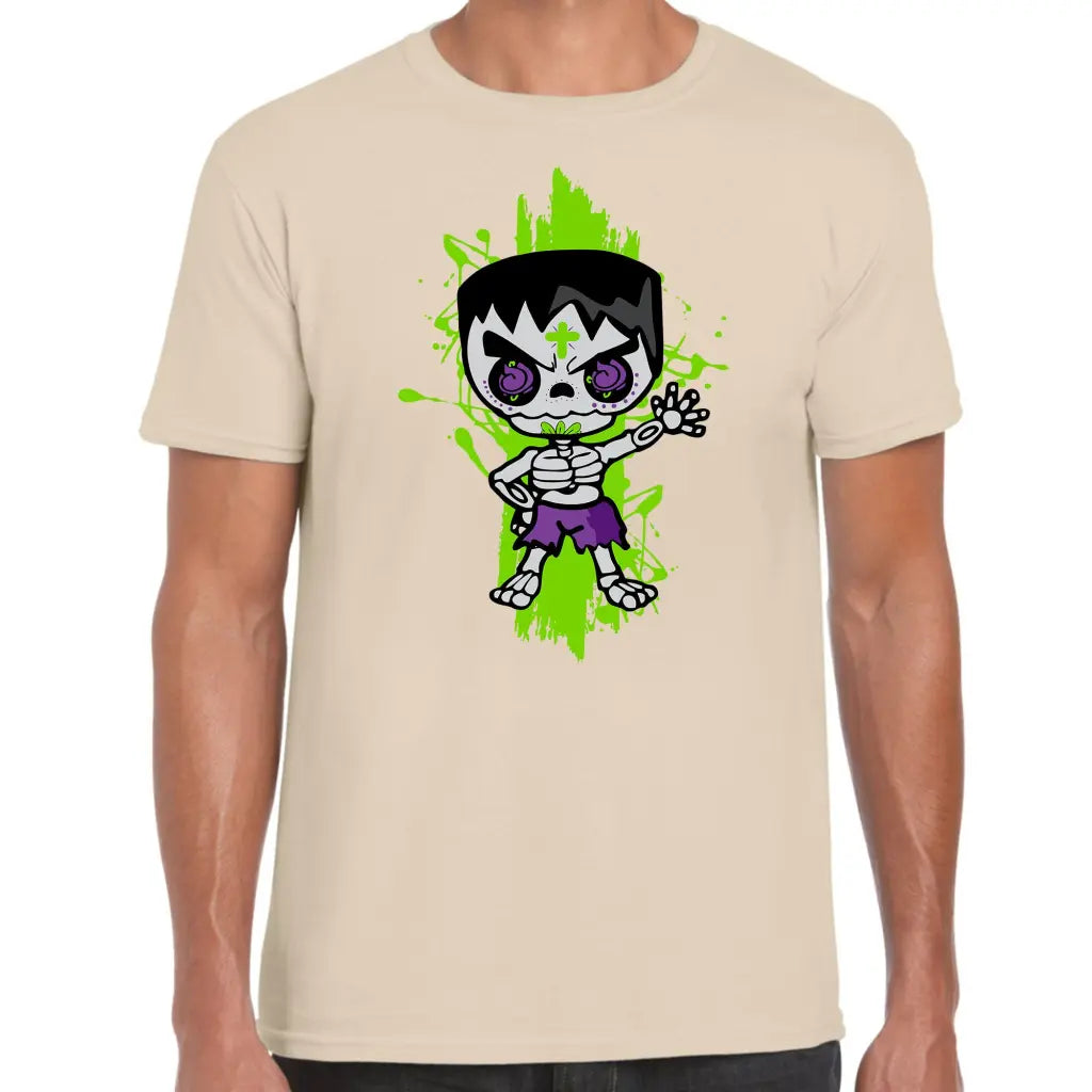 Purple Short Skeleton Sugar T-Shirt - Tshirtpark.com