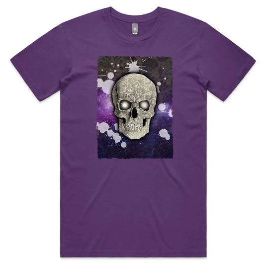 Purple Skull T-Shirt - Tshirtpark.com