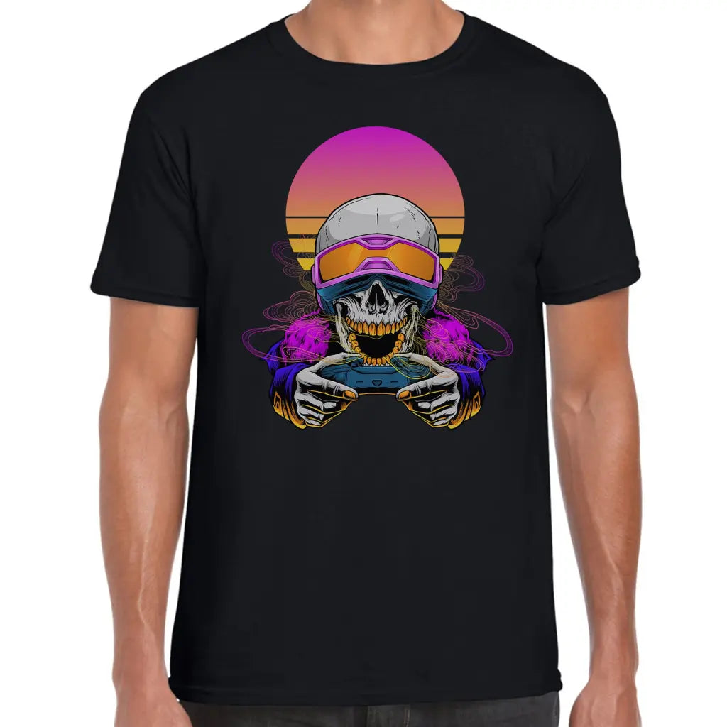 Purple Sun Gamer T-Shirt - Tshirtpark.com