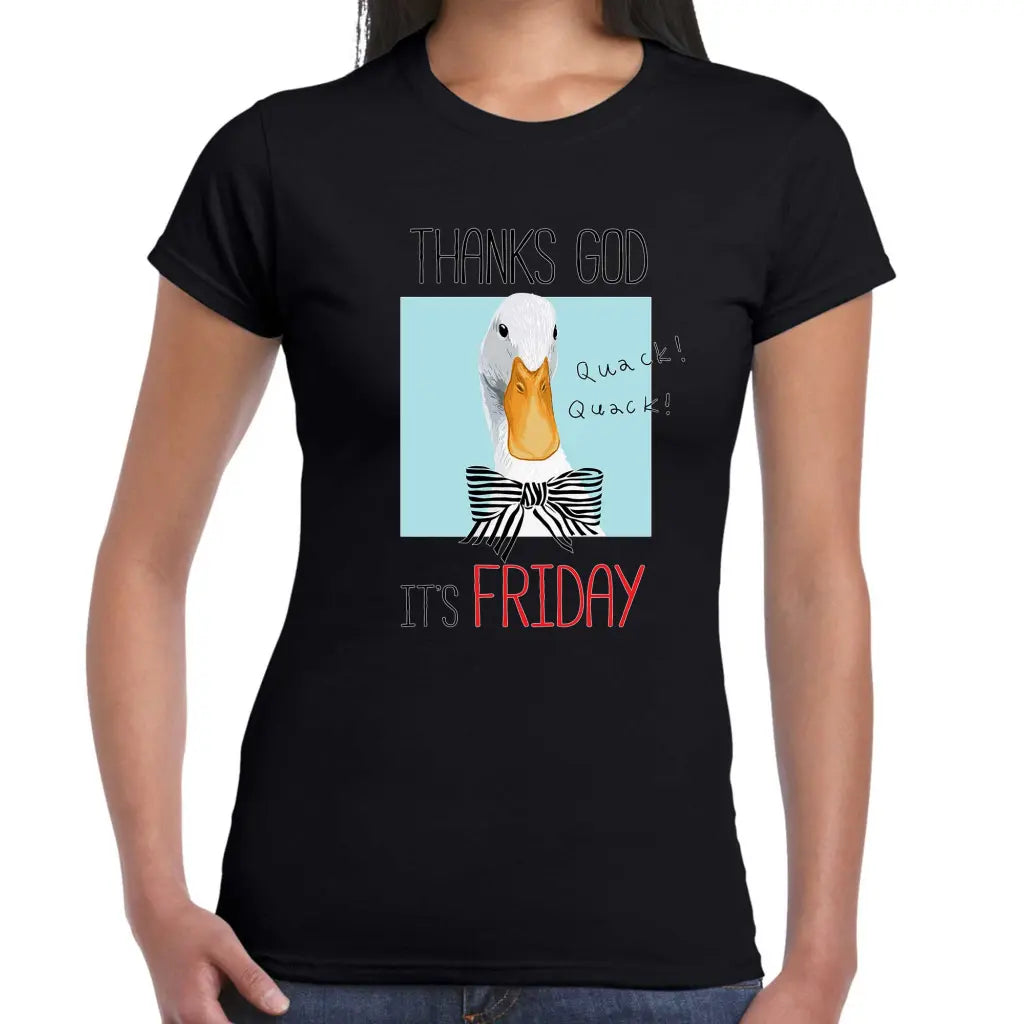 Quack Quack It’s Friday Ladies T-shirt - Tshirtpark.com