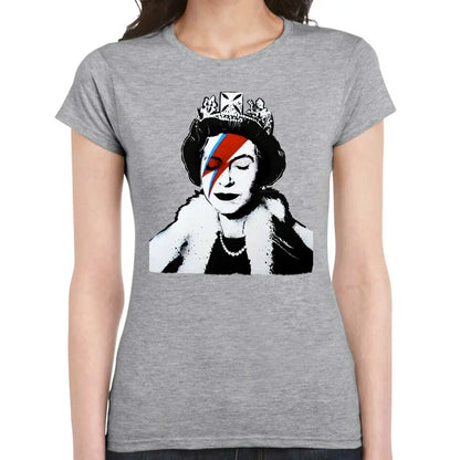 Queen Lightning Ladies Banksy T-Shirt - Tshirtpark.com