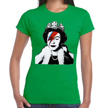 Queen Lightning Ladies Banksy T-Shirt - Tshirtpark.com
