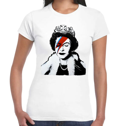 Queen Lightning Ladies Banksy T-Shirt - Tshirtpark.com