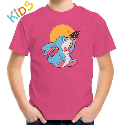 Rabbit Butterfly Kids T-shirt - Tshirtpark.com