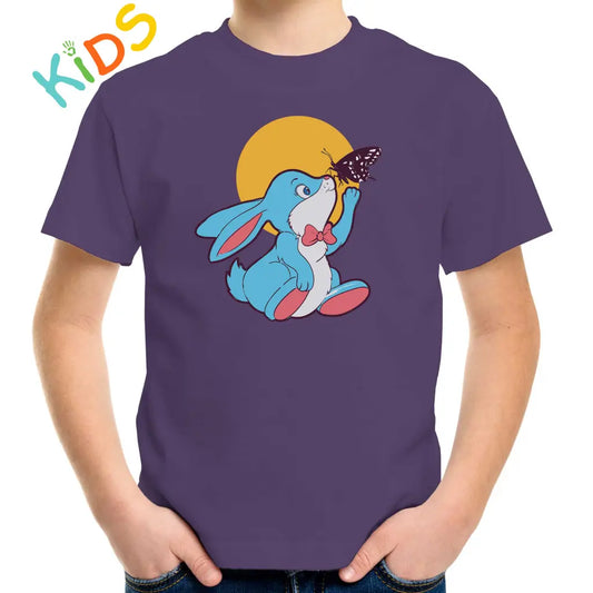 Rabbit Butterfly Kids T-shirt - Tshirtpark.com