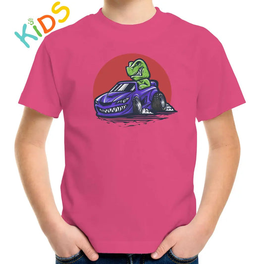 Racer Dino Kids T-shirt - Tshirtpark.com