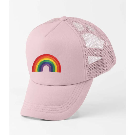 Rainbow Colourful Trucker Cap - Tshirtpark.com