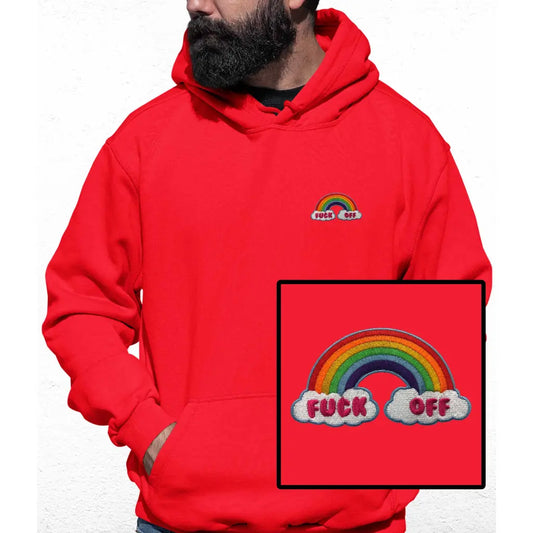 Rainbow Embroidered Colour Hoodie - Tshirtpark.com