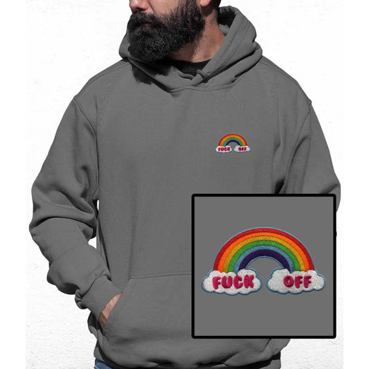 Rainbow Embroidered Colour Hoodie - Tshirtpark.com