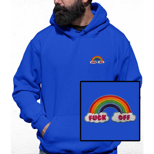 Rainbow Embroidered Colour Hoodie - Tshirtpark.com