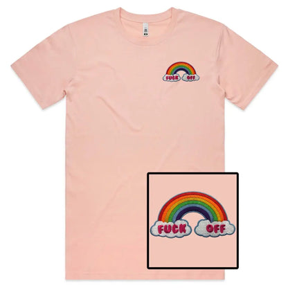 Rainbow Embroidered T-Shirt - Tshirtpark.com