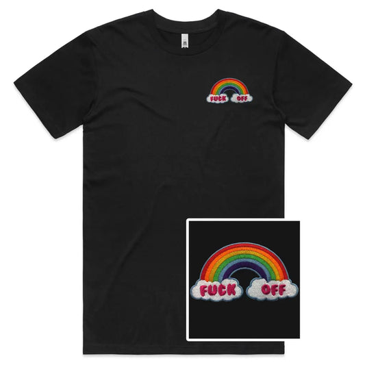 Rainbow Embroidered T-Shirt - Tshirtpark.com