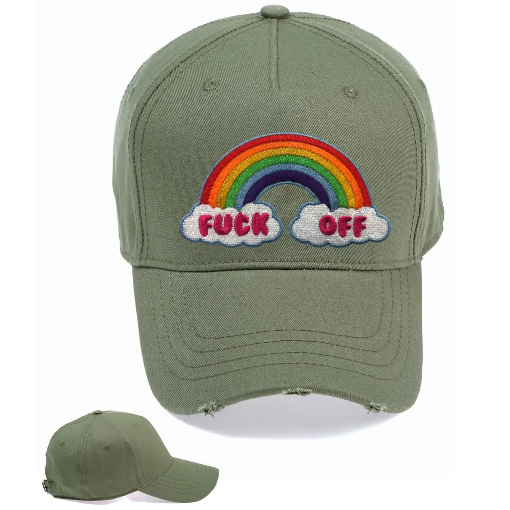 Rainbow F*ck Off Cap - Tshirtpark.com