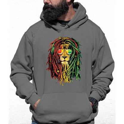 Rasta Lion Colour Hoodie - Tshirtpark.com