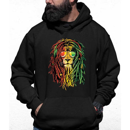 Rasta Lion Colour Hoodie - Tshirtpark.com