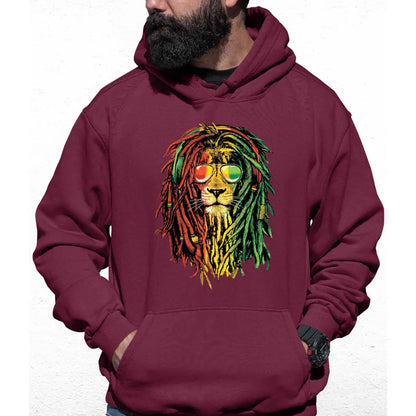 Rasta Lion Colour Hoodie - Tshirtpark.com