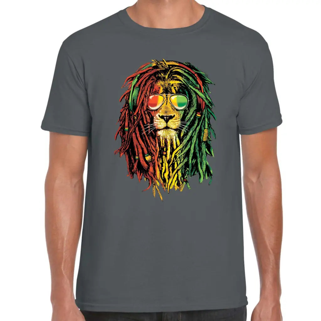 Rasta Lion T-Shirt - Tshirtpark.com