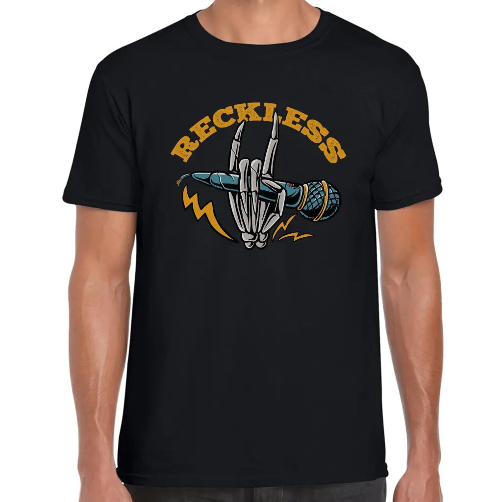 Reckless Microphone T-Shirt - Tshirtpark.com