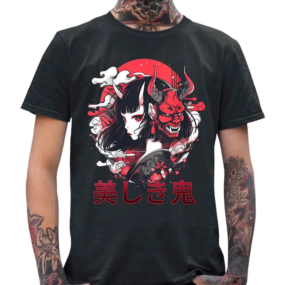 Red Anime Demon T-Shirt - Tshirtpark.com