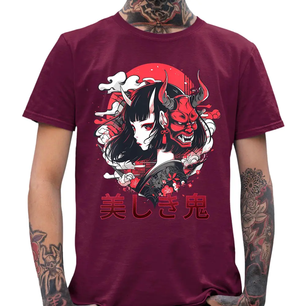 Red Anime Demon T-Shirt - Tshirtpark.com