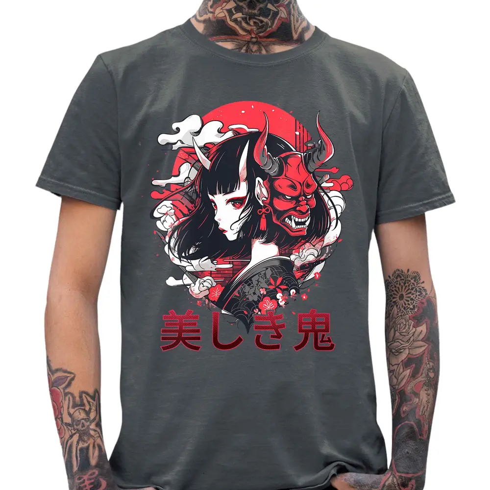 Red Anime Demon T-Shirt - Tshirtpark.com