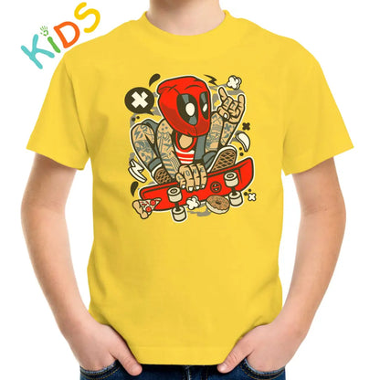 Redmask Skater Kids T-shirt - Tshirtpark.com