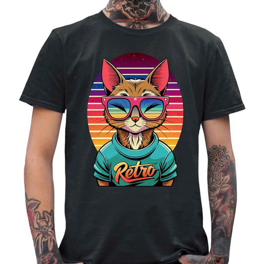 Retro Cat T-Shirt - Tshirtpark.com