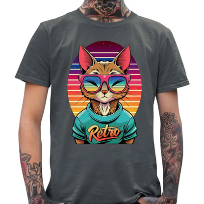 Retro Cat T-Shirt - Tshirtpark.com