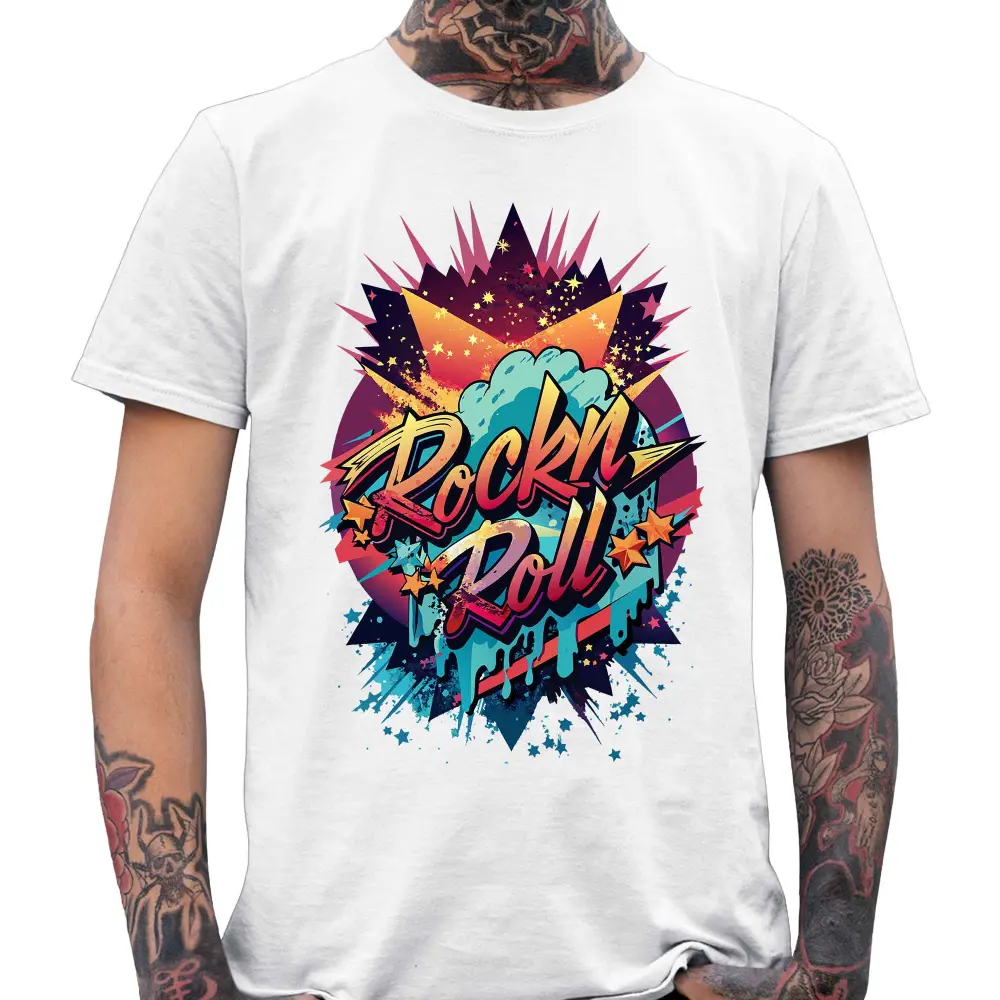 Retro Rock N Roll T-Shirt - Tshirtpark.com